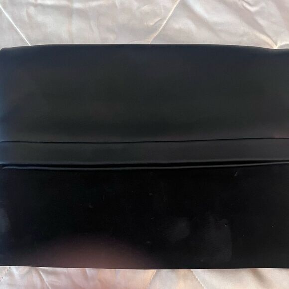 Tiffany & Co. Leather Serena Clutch - Black Suede and Leather - Picture 5 of 16